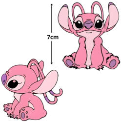  Nyomtatott dekorkarton - Angel figura (Stitch) 2db/csomag - papelito