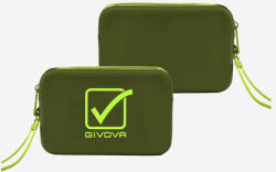 Givova POCHETTE IN SILICONE VERDE MILITARE/GIALLO FLUO Tg. UNICA