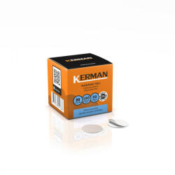 Kerman Lágyított csiszolókorong, 20 mm, 180 grit/közepes, Kerman, 50 db (25-03-006)