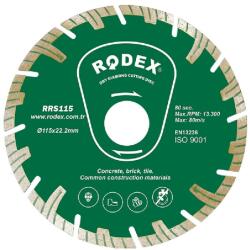 Rodex Диск диамант турбо 115 мм висок сегмент rodex 39182