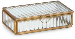 Bizzotto Cutie bijuterii sticla metal auriu Tehri 18x10, 5x4, 5h (0187077)