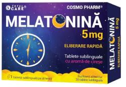 Cosmo Pharm Melatonina 5 Mg Fast Release, 30 tablete, Cosmo Pharm