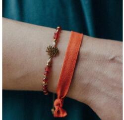 Napfény ékszer Szívláng rubin lótusz ásványkarkötő