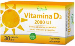 Naturalis Vitamina D3 2000 UI, 30 capsule moi, Naturalis