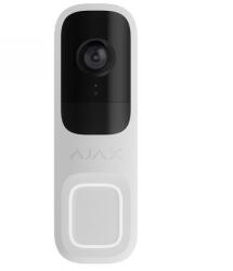 Ajax Systems Sonerie video cu AI integrat și senzor PIR - AJAX Doorbell Alba (Doorbell WH)