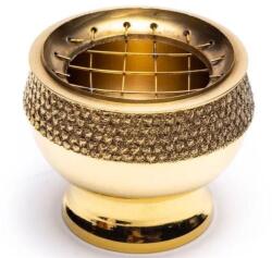 Flexity Arzător de tămâie Flexity din alamă, culoare aurie, 6 x 5, 5 cm