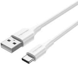 Vention USB-A 2.0/M -> USB-C/M, 1m, (3A, fehér), kábel (CTHWF) - tonerpiac