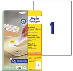 Avery Etikett AVERY L4735REV-25 210x297mm univerzális visszaszedhető 30 címke/doboz 30 ív/doboz (L4735REV-25) - robbitairodaszer