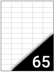Fortuna Etikett FORTUNA 38x21, 2mm univerzális 6500 címke/doboz 100 ív/doboz (01.01309) - robbitairodaszer