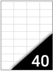 Fortuna Etikett FORTUNA 52, 5x29, 7mm univerzális 4000 címke/doboz 100 ív/doboz (01.01313) - robbitairodaszer
