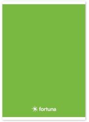 Fortuna Füzet vonalas FORTUNA Monocolor A/5 32 lapos 21-32 zöld (01.02077) - robbitairodaszer