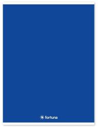 Fortuna Füzet vonalas FORTUNA Monocolor A/4 32 lapos 81-32 sötétkék (01.02092)