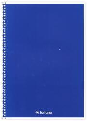 Fortuna Spirálfüzet vonalas FORTUNA Monocolor A/4 70 lapos sötétkék (01.02126)