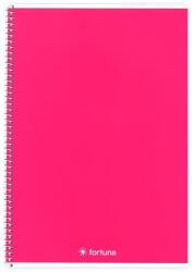 Fortuna Spirálfüzet vonalas FORTUNA Monocolor A/4 70 lapos magenta (01.02129) - robbitairodaszer