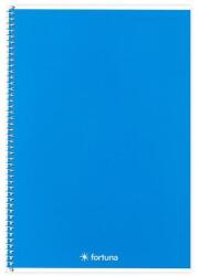 Fortuna Spirálfüzet vonalas FORTUNA Monocolor A/4 70 lapos kék (01.02131)
