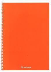 Fortuna Spirálfüzet vonalas FORTUNA Monocolor A/4 70 lapos narancssárga (01.02133)