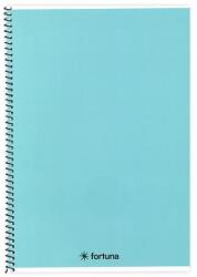 Fortuna Spirálfüzet vonalas FORTUNA Monocolor A/4 70 lapos pasztell kék (01.02137) - robbitairodaszer