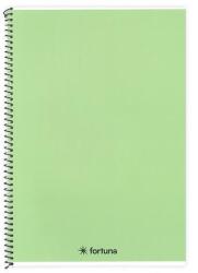 Fortuna Spirálfüzet vonalas FORTUNA Monocolor A/4 70 lapos pasztell zöld (01.02139) - robbitairodaszer