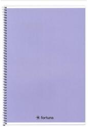 Fortuna Spirálfüzet vonalas FORTUNA Monocolor A/4 70 lapos pasztell lila (01.02142) - robbitairodaszer