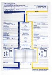  Nyomtatvány baleseti bejelentő A/4 2 példányos - robbitairodaszer