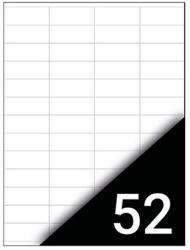Fortuna Etikett FORTUNA 52, 5x21, 2mm univerzális 5200 címke/doboz 100 ív/doboz (01.03457) - robbitairodaszer