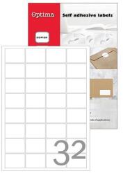 Optima Etikett OPTIMA 32124 47, 5x35mm 3200 címke/doboz 100 ív/doboz (32124) - robbitairodaszer