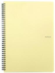 PASTELINi Spirálfüzet vonalas PASTELINI A/4 60 lapos sárga (8-069) - robbitairodaszer