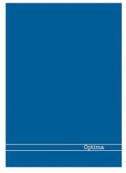 Optima Beírókönyv franciakockás OPTIMA A/4 96 lapos keményfedelű vegyes színben (60537) - robbitairodaszer