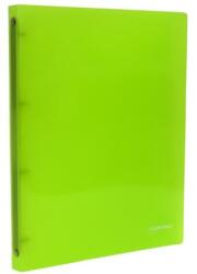eCollection Gyűrűskönyv E-COLLECTION A/4 20 mm 4 gyűrű PP zöld (2-610) - robbitairodaszer