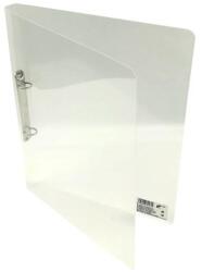 KARTON P+P Gyűrűskönyv A/4 20 mm 2 gyűrű átlátszó fehér (2-161) - robbitairodaszer