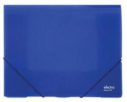 Electra Gumis mappa ELECTRA A/4 műanyag kék (2-601) - robbitairodaszer