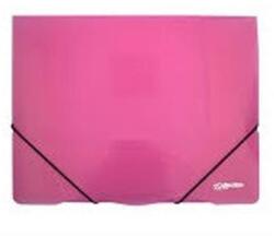 Electra Gumis mappa ELECTRA A/4 műanyag pink (2-600) - robbitairodaszer