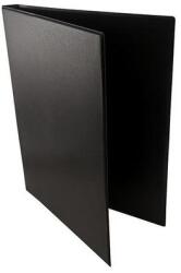  Mappa villámzáras A/5 pvc álló fekete (H-220) - robbitairodaszer