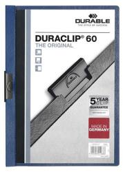DURABLE Klipmappa DURABLE Duraclip A/4 60 lapig sötétkék (220907) - robbitairodaszer