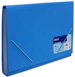 EAGLE Harmónika mappa EAGLE 12 részes gumis kék (120-1158) - robbitairodaszer