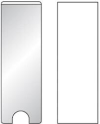 Djois Címketartó tok DJOIS öntapadós gerincjelölő betétlappal 25x75 mm 12 darabos (L10310)