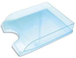 Optima Irattartó tálca OPTIMA műanyag áttetsző kék (22883) - robbitairodaszer
