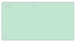 DONAU Elválasztócsík DONAU 105x235 mm karton szürke 100 darabos (U8620100-13PL) - robbitairodaszer