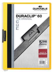 DURABLE Klipmappa DURABLE Duraswing A/4 30 lapig sárga (230404) - robbitairodaszer