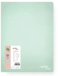 Spoko Gyűrűskönyv SPOKO ReLeaf PP A/4 35 mm 4 gyűrű SoftTouch menta zöld (S112541401) - robbitairodaszer