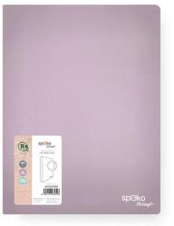 Spoko Gyűrűskönyv SPOKO ReLeaf PP A/4 35 mm 4 gyűrű SoftTouch lila (S112541301) - robbitairodaszer