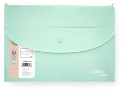 Spoko Irattasak SPOKO ReLeaf PP A/5 cipzáras és DL patentos SoftTouch menta zöld (S110451406) - robbitairodaszer