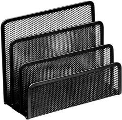  Levéltartó fémhálós fekete (7570658000) - robbitairodaszer