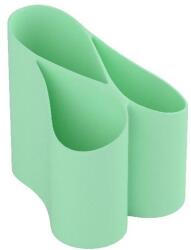 Ico Írószertartó ICO Lux műanyag pasztell zöld (9570088013) - robbitairodaszer