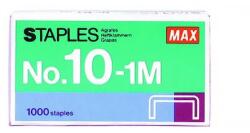 Max Tűzőkapocs MAX No. 10 1000 darabos (2M10-1) - robbitairodaszer
