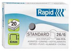 Rapid Tűzőkapocs RAPID 26/6 1000 darabos (24861300) - robbitairodaszer