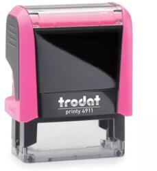 Trodat Bélyegző TRODAT Printy 4.0 4911 neon-rózsa ház kék párna (4911-NP-KE) - robbitairodaszer