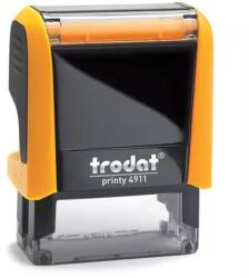 Trodat Bélyegző TRODAT Printy 4.0 4911 neon-narancs ház kék párna (4911-NN-KE) - robbitairodaszer