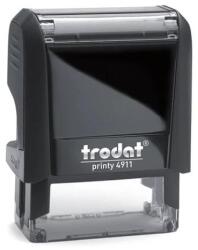 Trodat Bélyegző TRODAT Printy 4.0 4911 eco-fekete ház piros párna (4911F/P) - robbitairodaszer