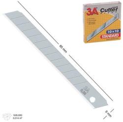  Univerzális vágókés betét 9mm 10 darabos (BCA0223) - robbitairodaszer